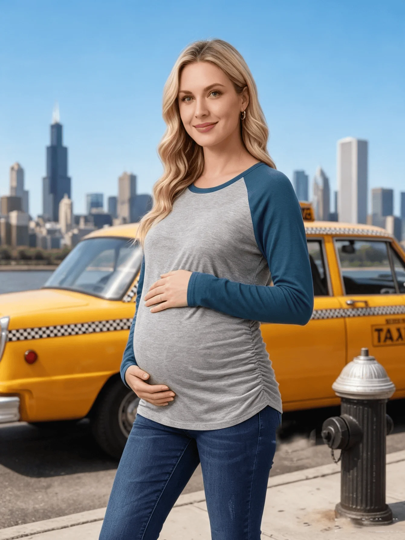 Damska dzianinowa bluzka z dłu – Maternity Wear recenzja i cena