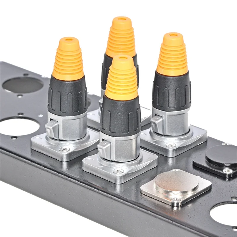 

TAIGH-водонепроницаемый экранированный разъем RJ45 с кнопкой, держатель RJ45 без кнопки, портативный светодиодный дисплей, сигнальная розетка, Dura