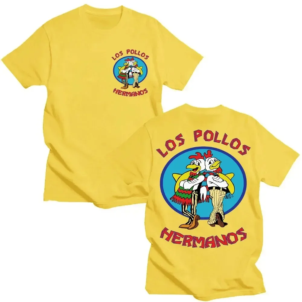 2026 Hip-Hop Streetwear Y2K T-Shirt TV-Serie Breaking Bad Los Pollos Hermanos Lustige Hühnerbrüder Herren Damen Beliebte T-Shirts Tops – Detail 13