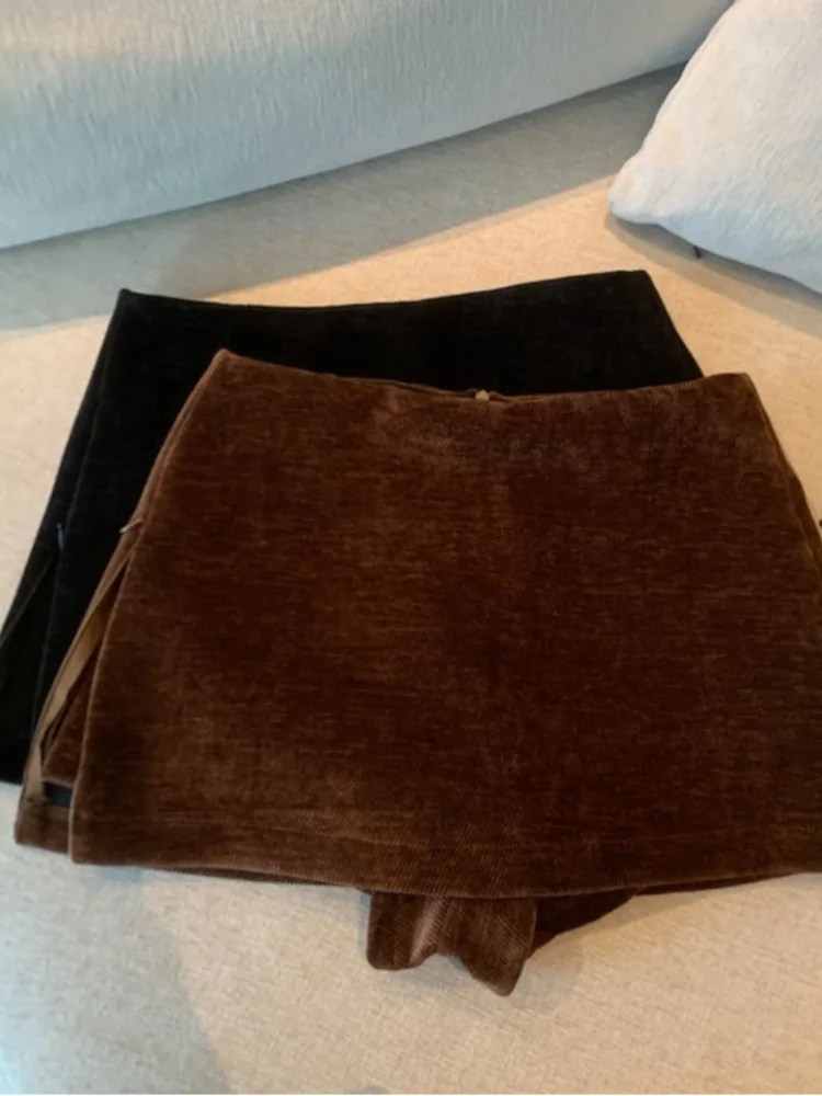 Pure Desire Sexy Samt Wrap Body f Rock Frauen Winter Cisas Aosphere Anti Exposition Rock Hosen A-Line ort Rock