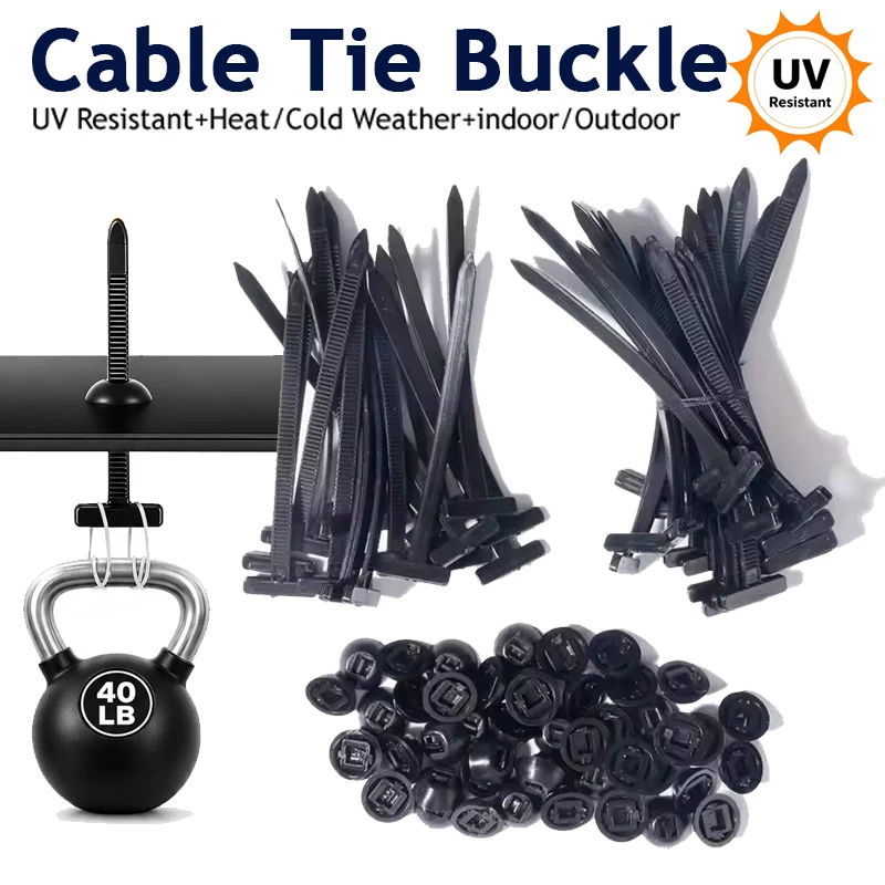 1-500pcs Multi Functional Nylon Cable Tie Buckle Self-Locking Zip Ties Pin Button Car Bumper Trunk Wire Management Strap