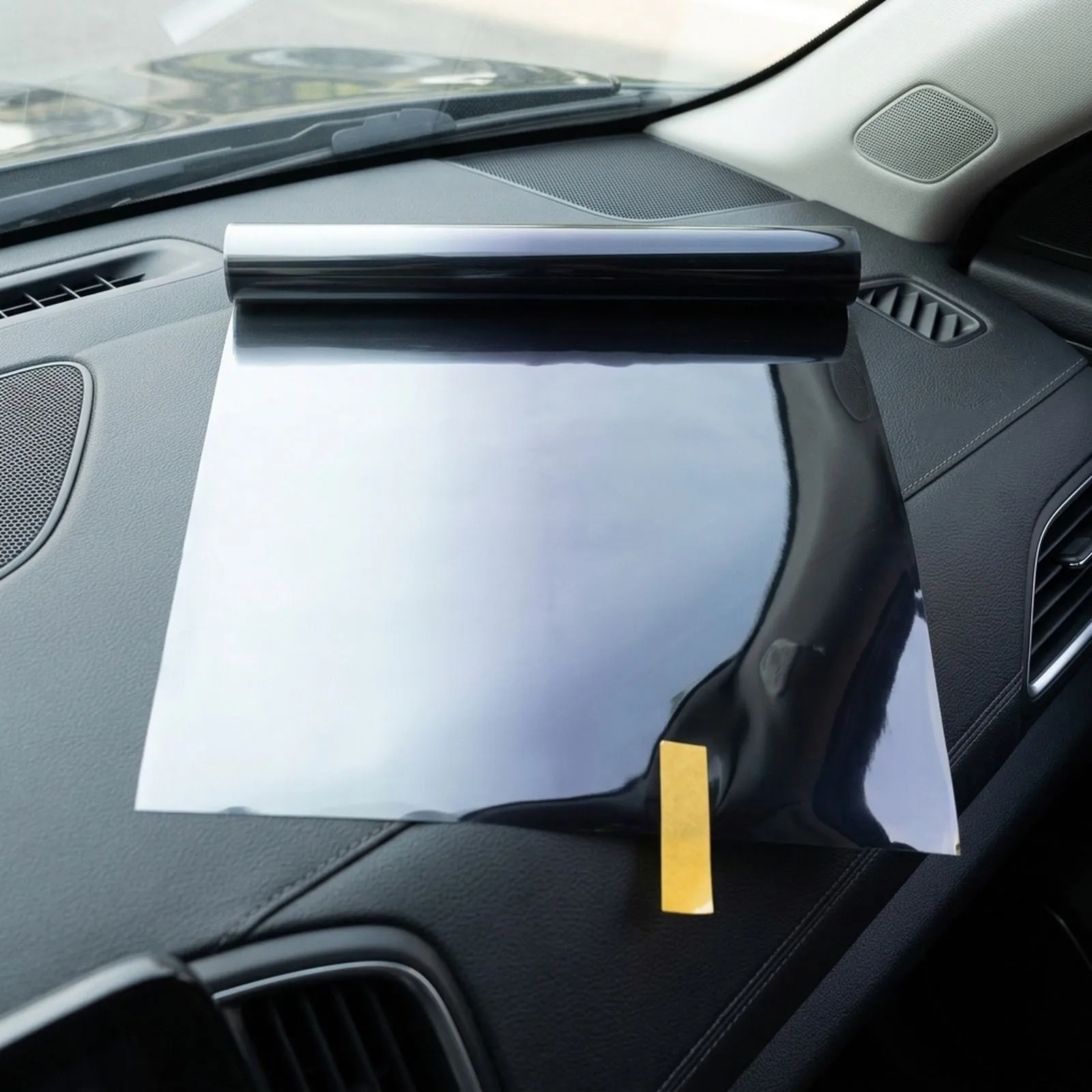 High Quality Car Sun Front Film Water Resistant With Scraper Front Windshield Stretchable Strip Sun Visor Tint