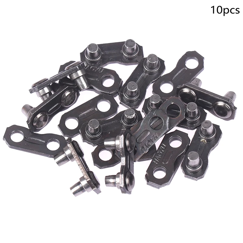 

10Pcs Stainless Steel Chainsaw Chain Joiner Link Chain Joint For Joinning Saw 325 Chains For Woodworking Chainsaw Parts