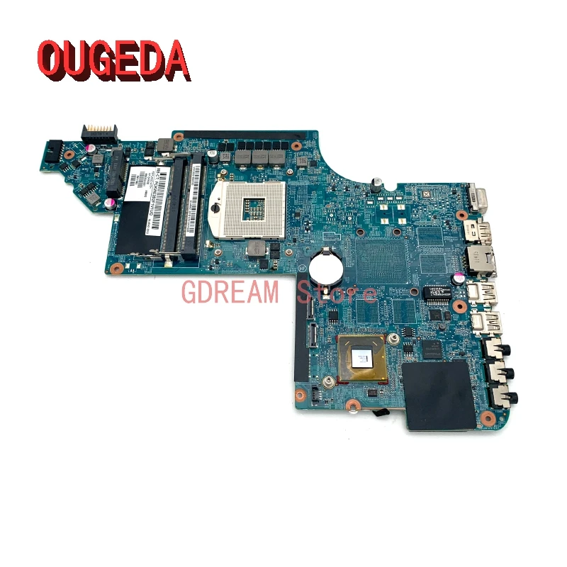 OUGEDA – carte mère DDR3 HM65 pour ordinateur portable HP pavillon 665352, pour modèles 665352, 001, 501, 665352, 601, DV6-6000, DV6T, test complet