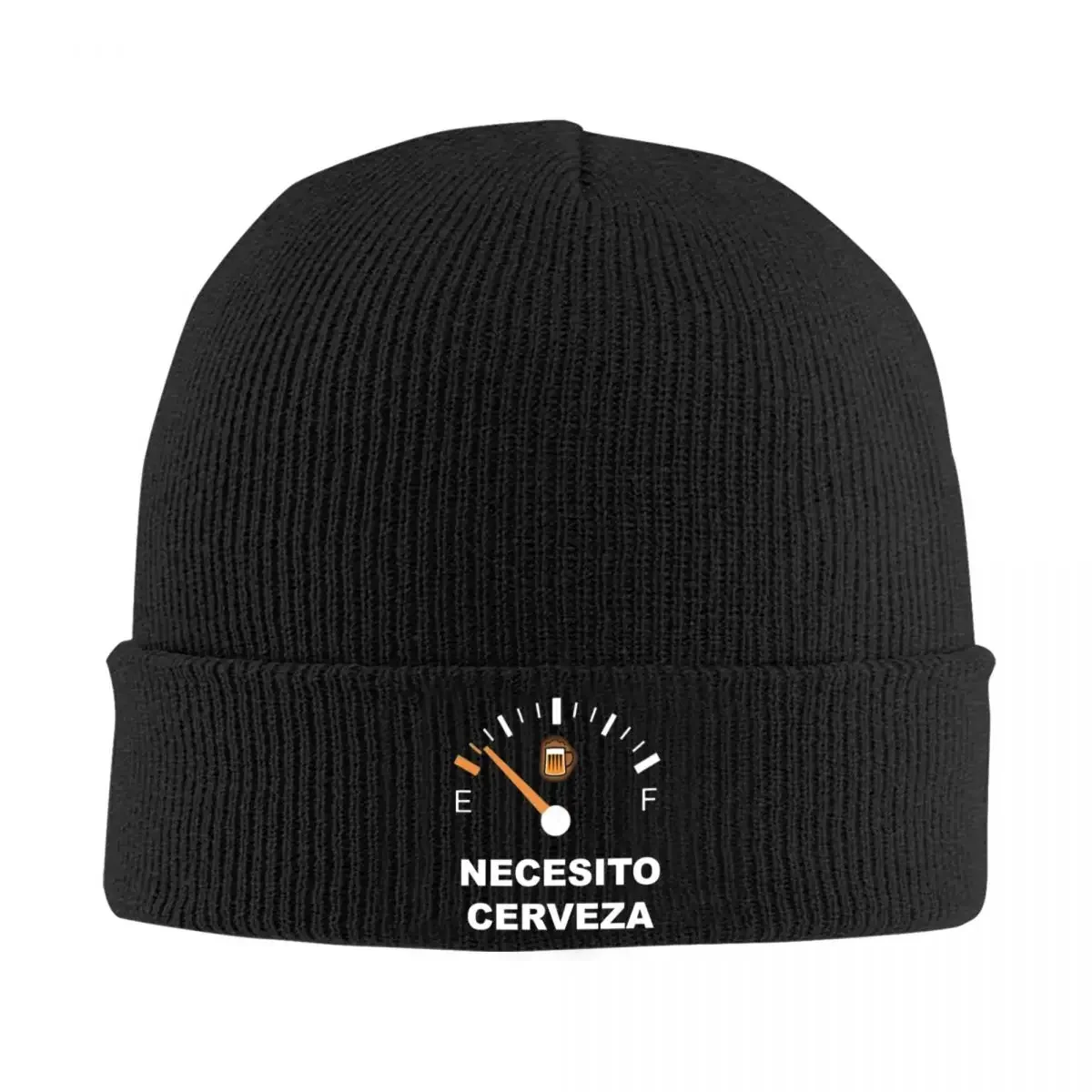 Beer Necesito Cerveza Hat Autumn Winter Beanie Street Caps Female Male Acrylic Knitted Hat