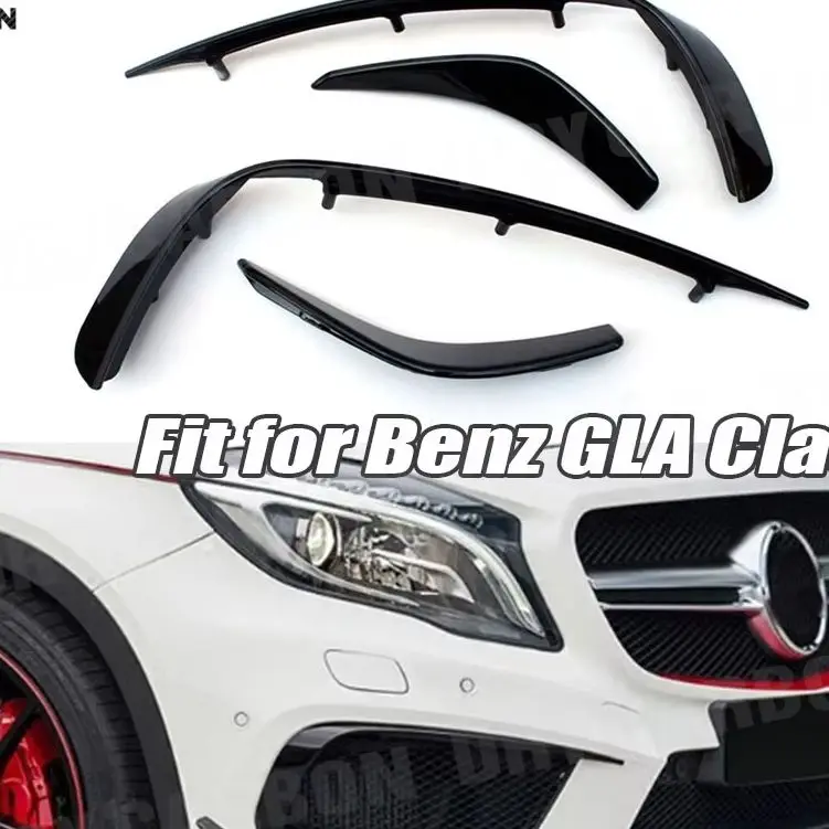 

Carbon Fiber Front Bumper Air Vent Fin Trims Car Styling Tuning for Benz GLA Class X156 GLA200 GLA260 GLA45 2014 - 2017