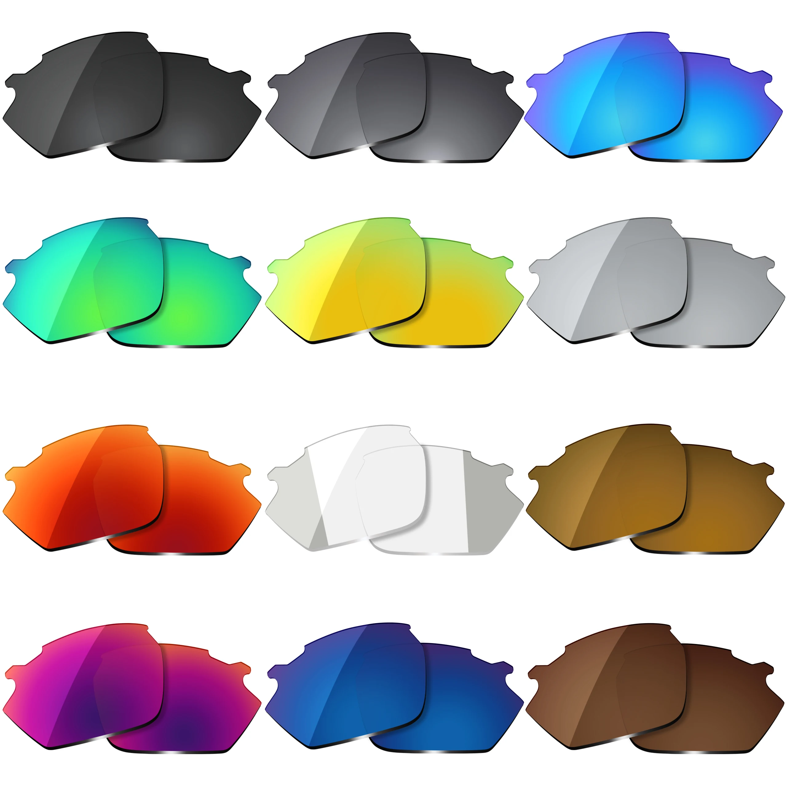 Reemplazos de lentes polarizadas OOWLIT para gafas de sol Rudy Project Stratofly