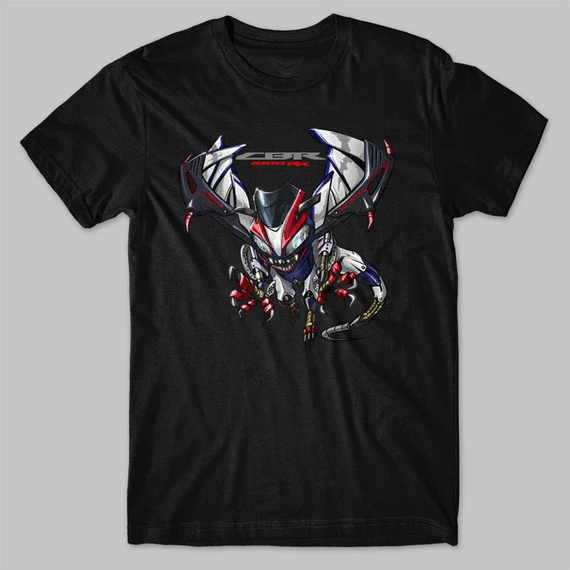 Classic Japanese Motorcycle CBR 1000RR Dragon Inspiration T-Shirt New 100% Cotton O-Neck Summer Short Sleeve Casual Mens T-shirt