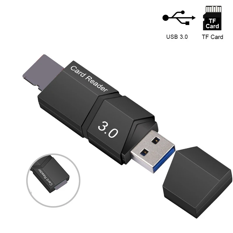 

1/3/5PCS High speed USB 3.0 micro sd card reader micro sd mini TF card reader quality top usb3.0 Memory card card reader