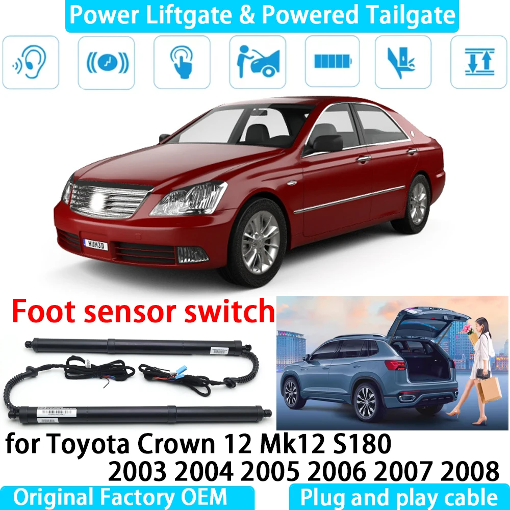 

for Toyota Crown 12 Mk12 S180 2003 2004 2005 2006 2007 2008 Automatic Electric Power Liftgate Powered Tailgate Strut Tail Gate