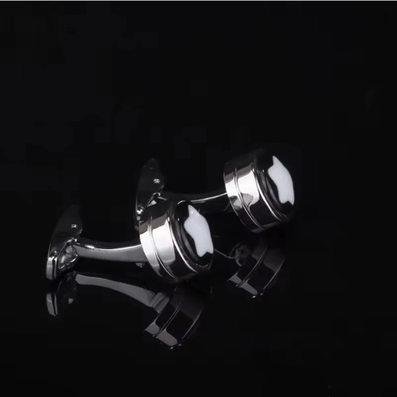 FLEXFIL 1 قطعة أزرار أكمام قميص فاخرة للرجال ماركة أزرار أكمام أزرار أكمام عالية الجودة مستديرة الزفاف abotoaduras مجوهرات Gemelos #3