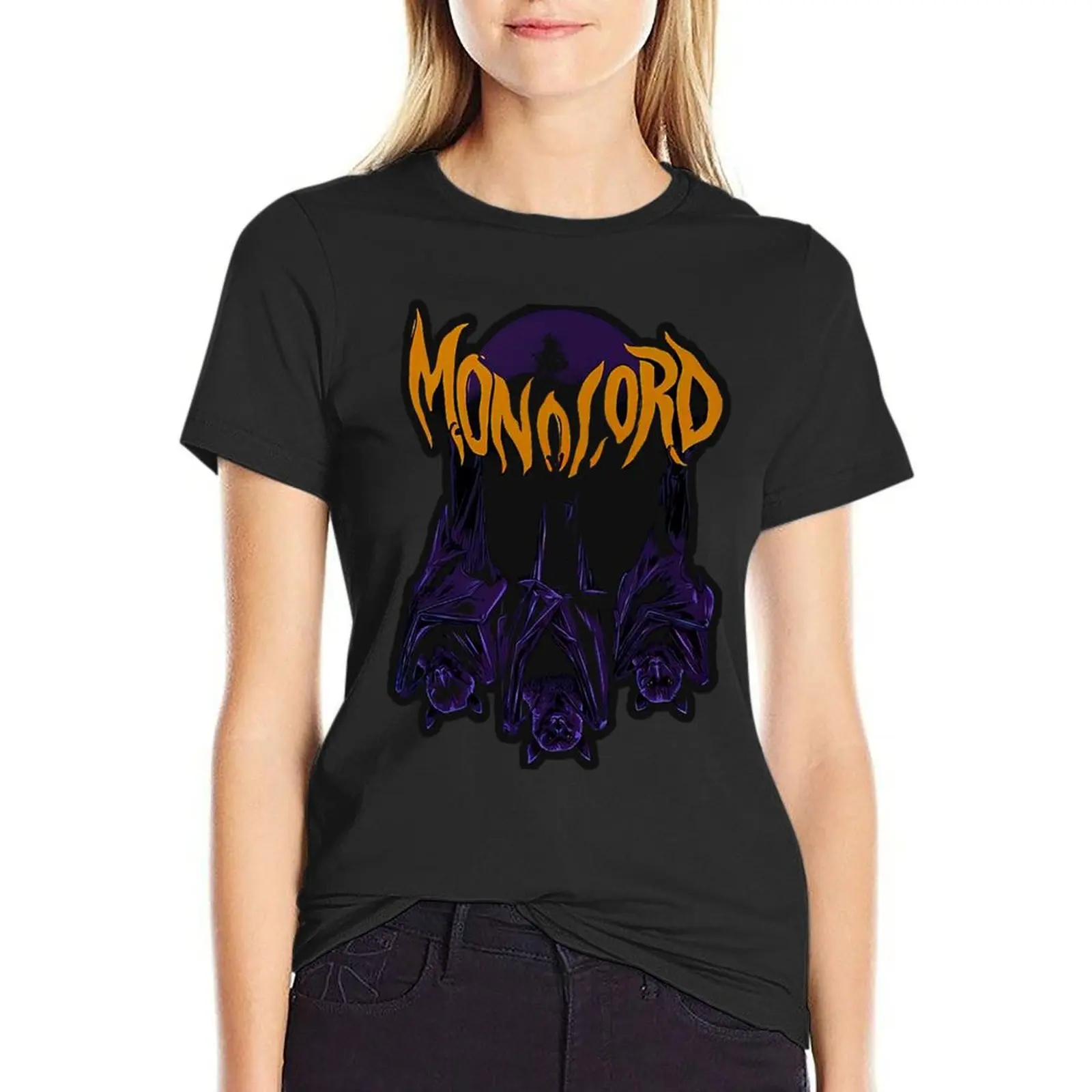 

monolord T-Shirt funnys animal prinfor plus size tops cat shirts for Women