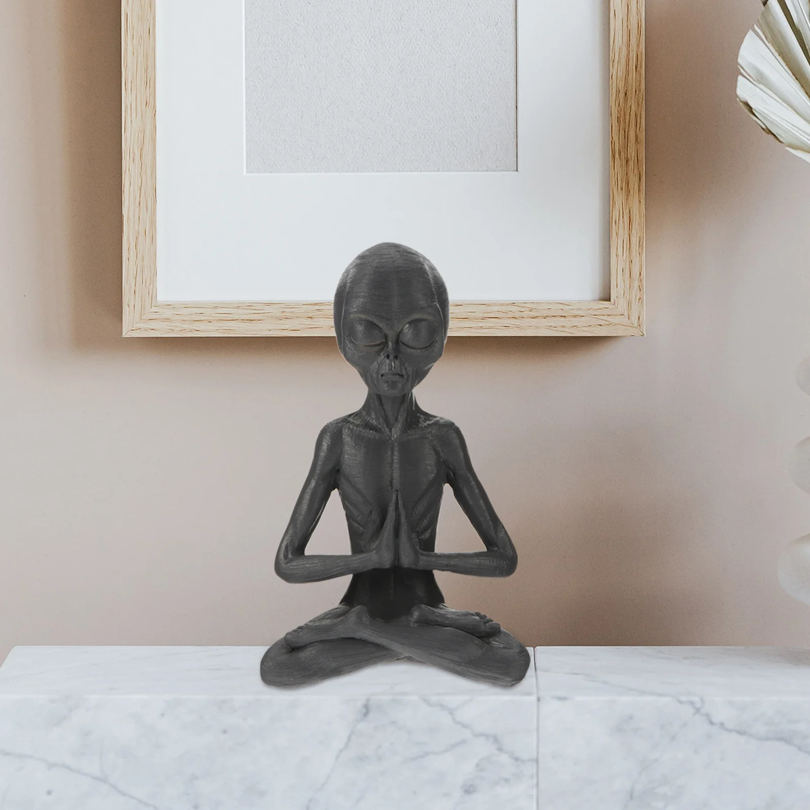 

Meditation Desktop Ornament Safe Creative Design Home Office Accessory Statue Meditation Garden Ornament