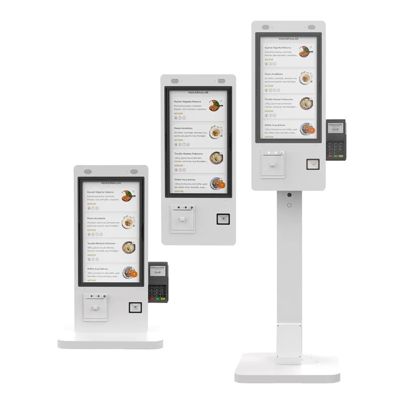 21.5 Inch Touch Screen POS Self-Ordering Machine Fast Food Self-Service Payment Kiosk for Restaurants