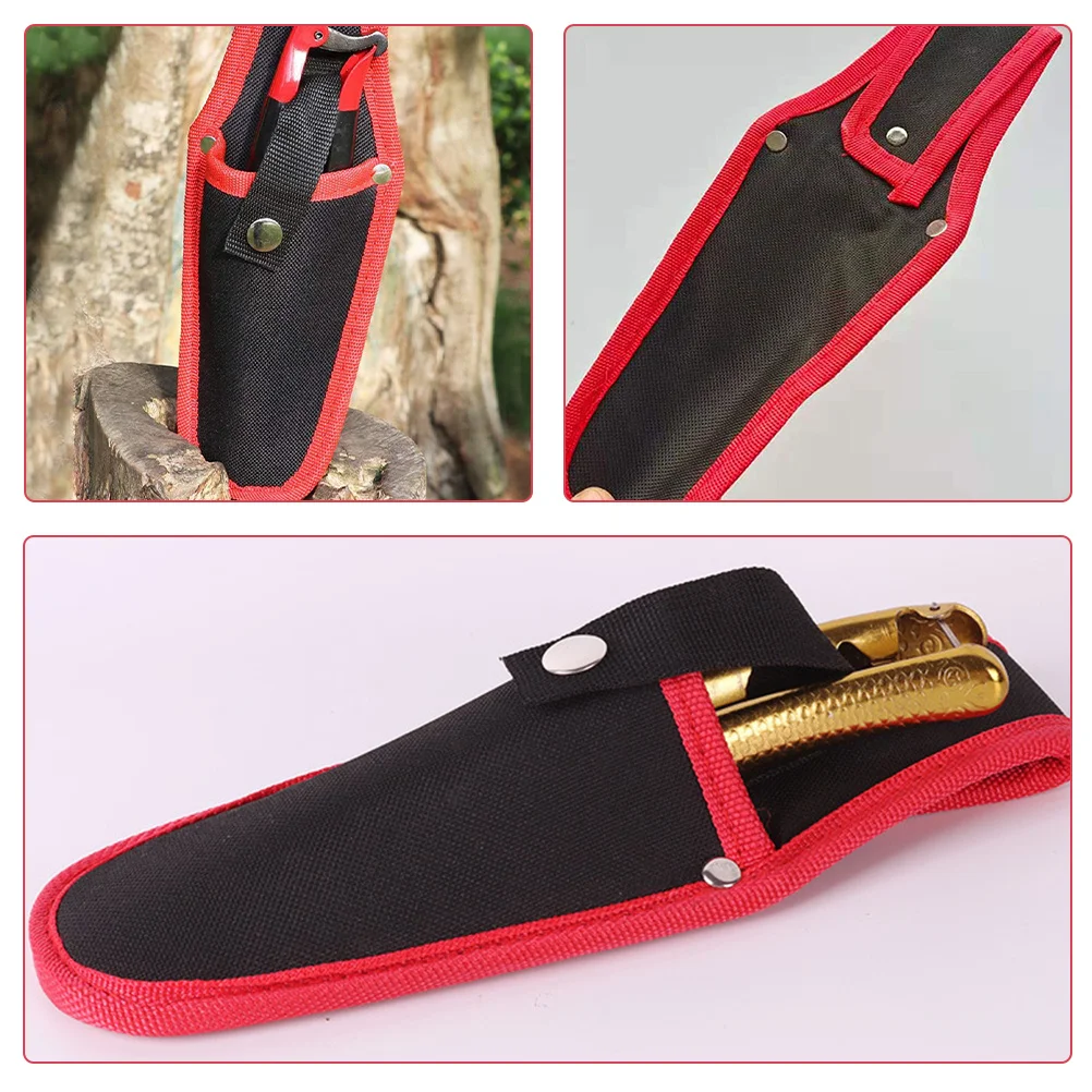 

2Pcs Durable Canvas Pruner Case Scissor Sheaths Easy to Use Belt Secure Stylish Design for Gardening Tools Protection
