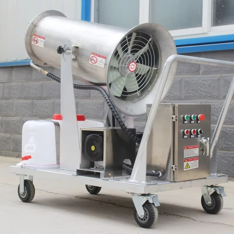 Customize 360 High Pressure Degree Rotation Long Range Fog Cannon Sprayer for Construction Site Dust Prevention Public Place