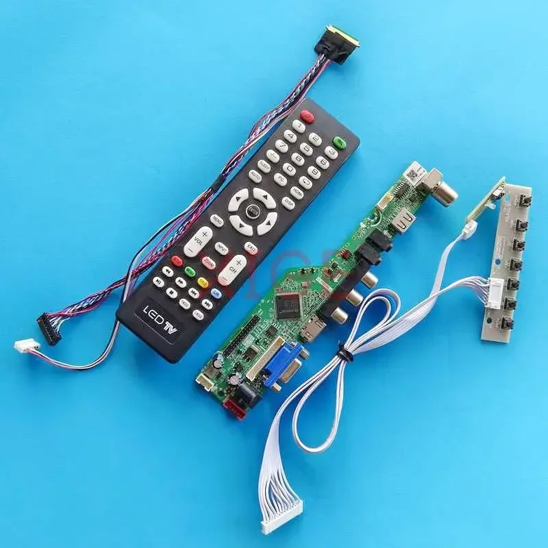 DIY Kit Controller Driver Board For CLAA173UA01A N173O6-L01/L02 USB+AV+VGA+HDMI 17.3