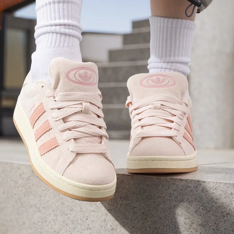 Adidas Originals Campus 00s Womens Low Top Chunky Sneakers Classic Comfortable Versatile Pink Jh5628
