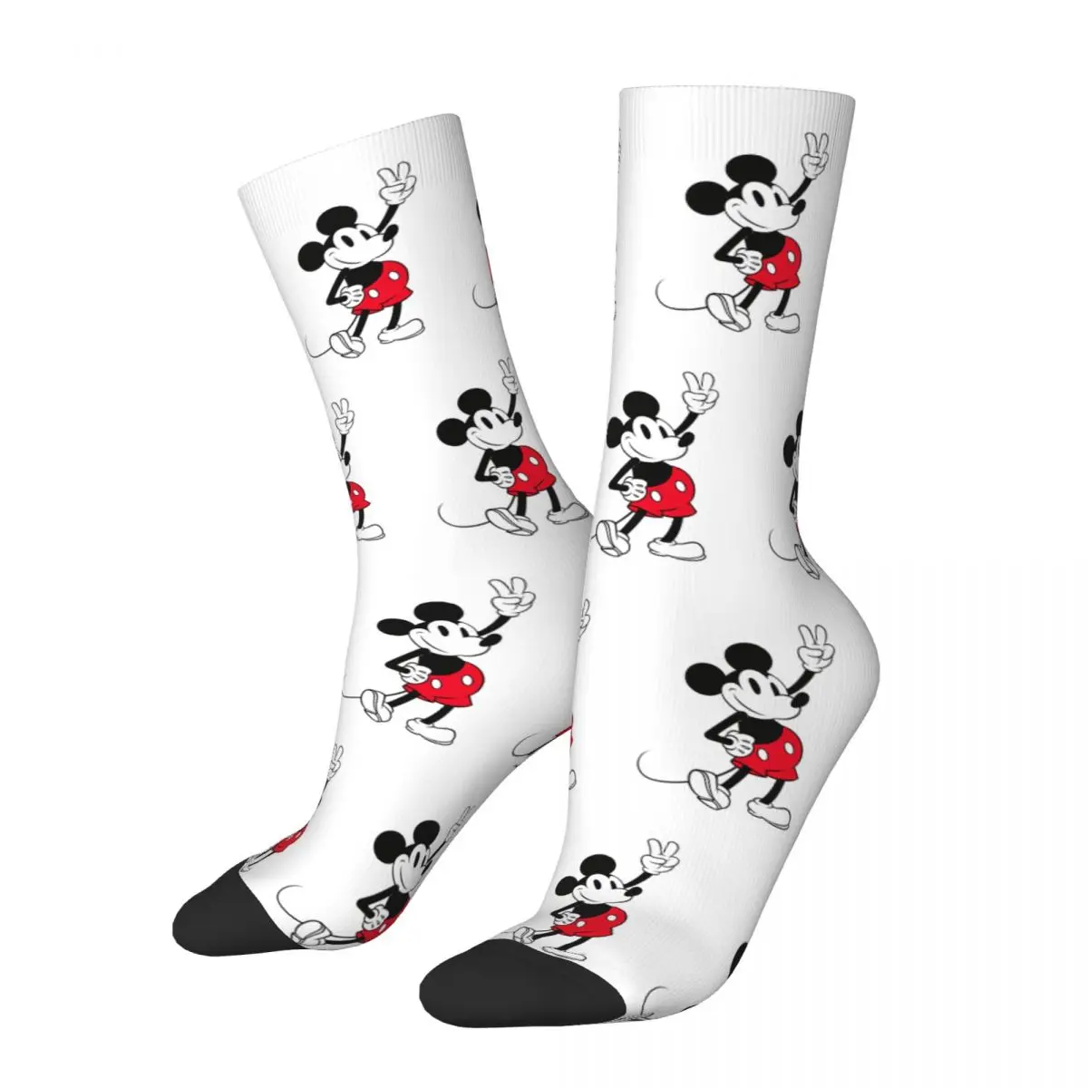 Mickey Mouse produk kaus kaki desain keren untuk anak perempuan kaus kaki cetak nyaman