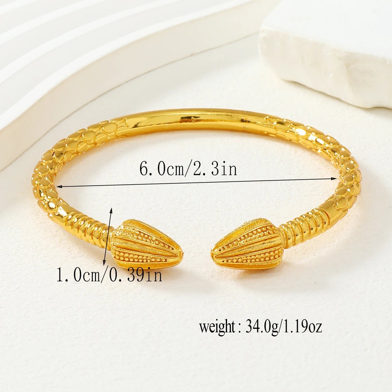 Wedding Bride Light Luxury Flower Bud Snake Scale Opening Women\'s Bracelet, the Best Gift for Mother and Girlfriend