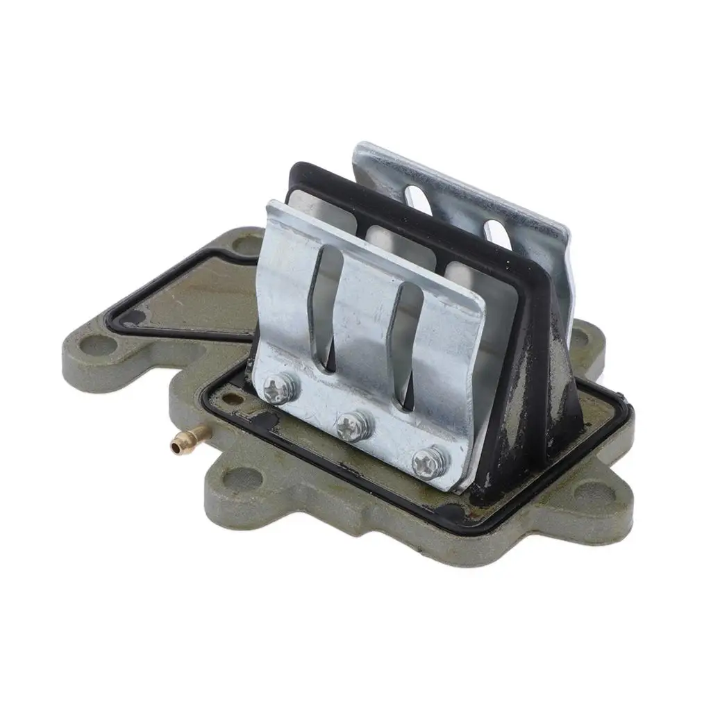 

Outboard Reed Valve Metal Replacement Compatible for Yamaha 15HP 2 Stroke Engine Accessories