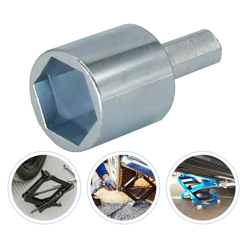 

Leveling Scissor Jack Socket Drill Adapter 3 4 Inch Hex Drive Jack Adapter Impact Driver Socket Power Drill Accessories Durable