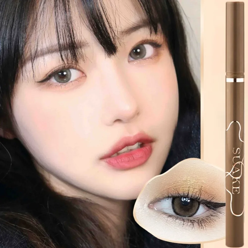 超微細ブラウンブラック液体アイライナーペンシル持続防水速乾性アイライナー横たわっているカイコペンナチュラルアイメイク
