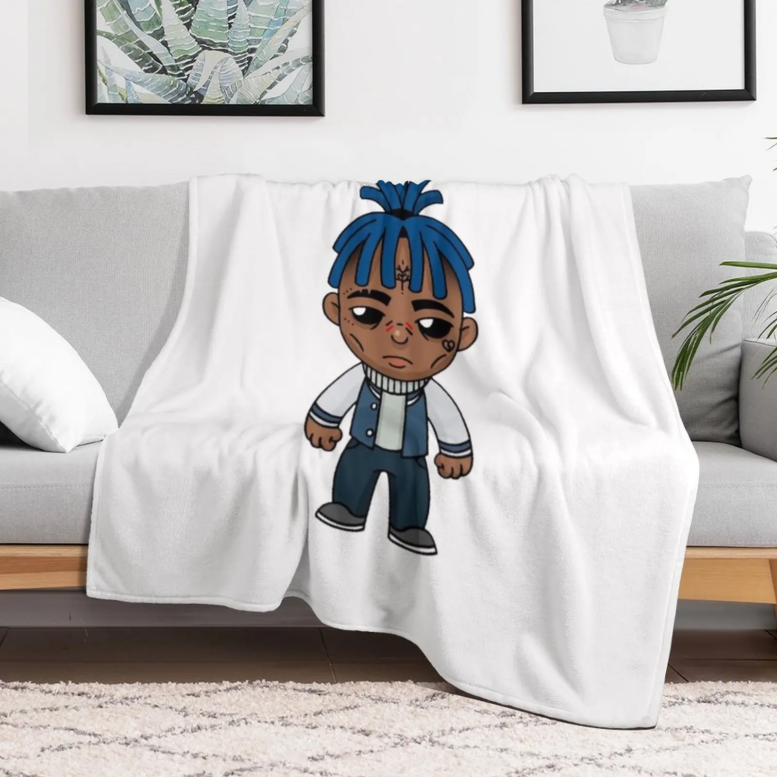 xxxtentation draw cartoon rip Throw Blanket Cute Sofa Blankets