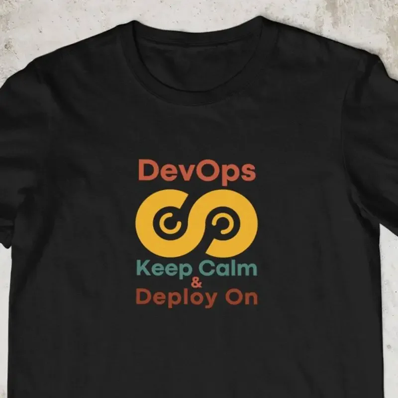 DevOps T Shirt Keep Calm Developer Programmer Agile Softstyle