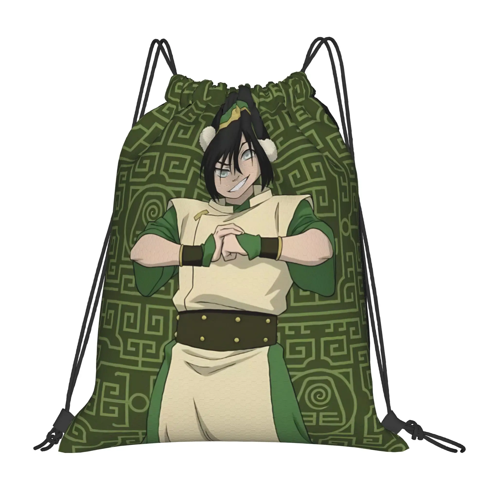 1 Stück Earthbending Prodigy Avatar The Last Airbender Kordelzugbeutel, Wander-Aufbewahrungsrucksack, Schulschuhtasche