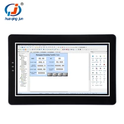Huaqingjun-温室オートメーション、tft、液晶、hmi、rs485、rs485、rs422 422、DC10-30V、10.1インチ用のタッチスクリーン