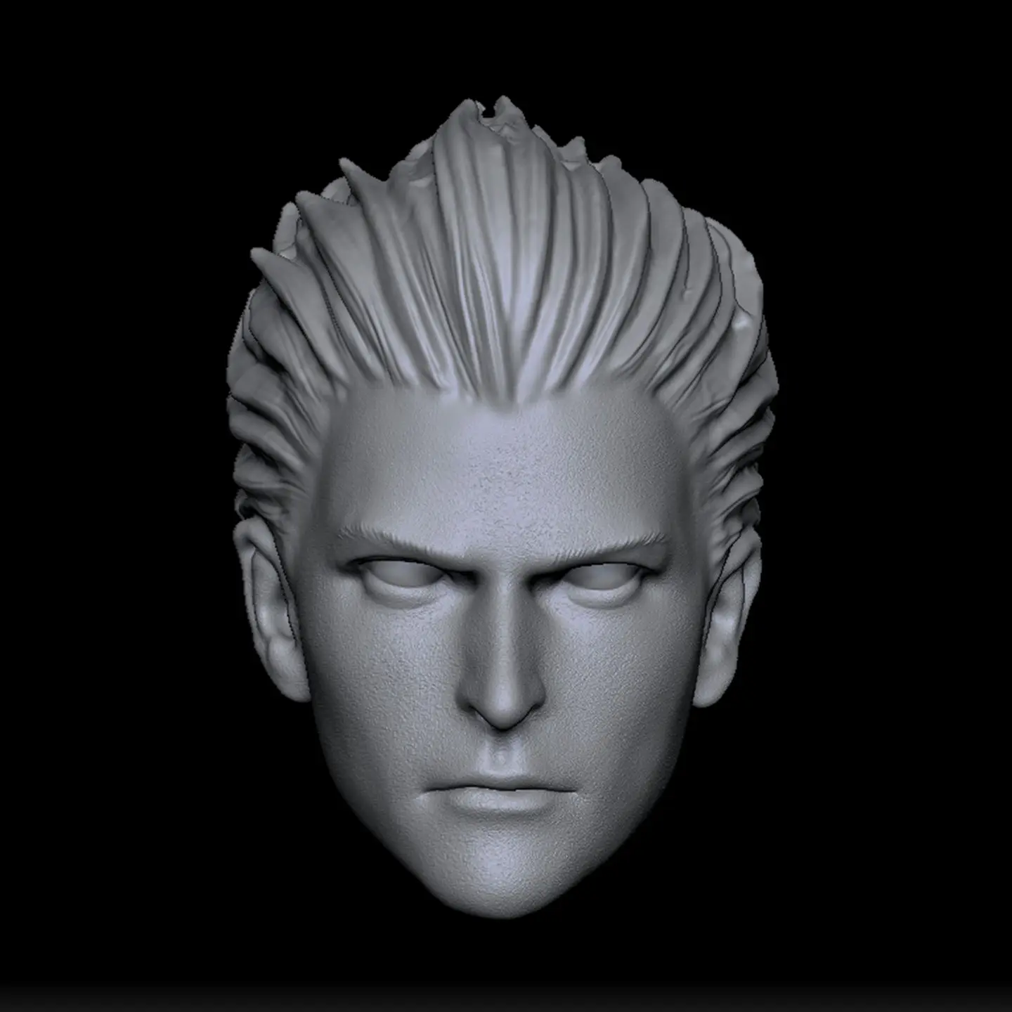 

HL210 DIY Customized 1/18 1/12 1/10 Vergil Unpainted Head Sculpt for 3.75" 6" 7" Figure SHF ML Mafex Mez NECA Mcf