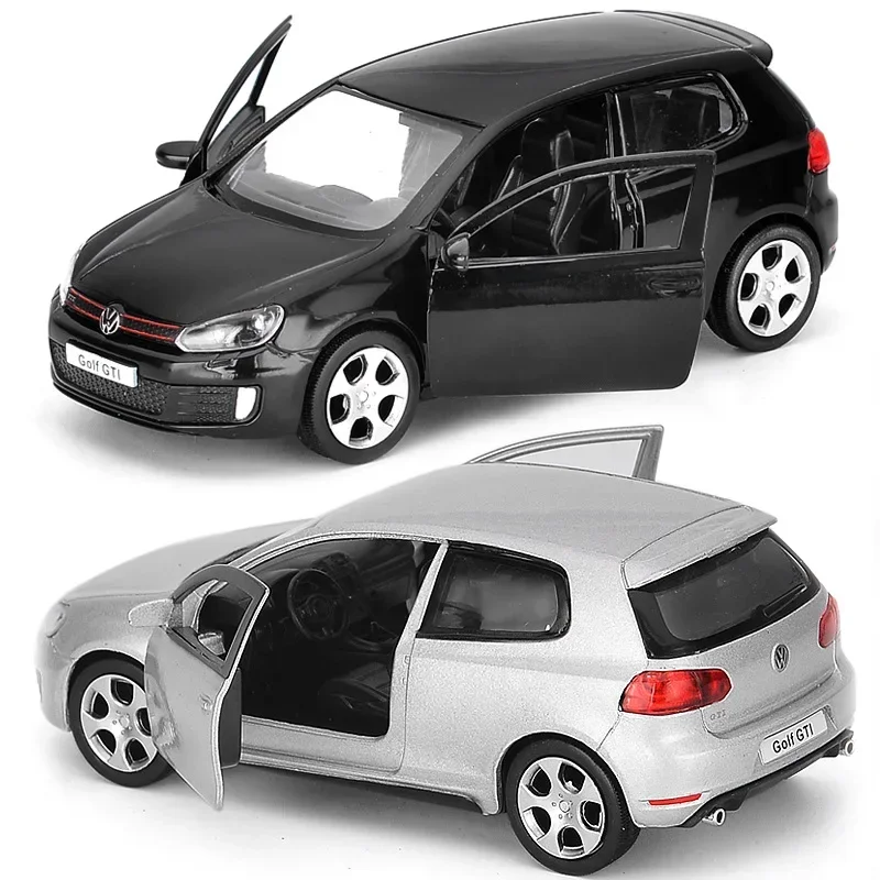 1:36 VW Golf 6 Diecasts Car Model Volkswagen To Scale Golf Gti Miniature Alloy Toy Pull Back Vehicle Models for Childrens Gifts