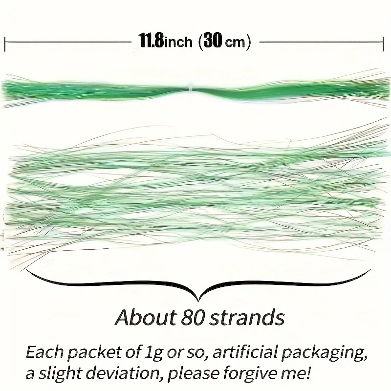 TAKBAS Fly Tying Materials Kit, 15 Pack Crystal Flash Fly Fishing Tying Materials, Assorted Colors