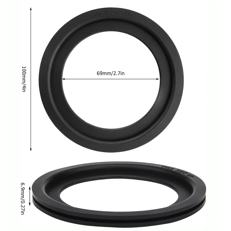 RV Trailer Toilet Flush Ball Rubber Seal Ring 385311658 Fit For Dometic 300 310 320 Black