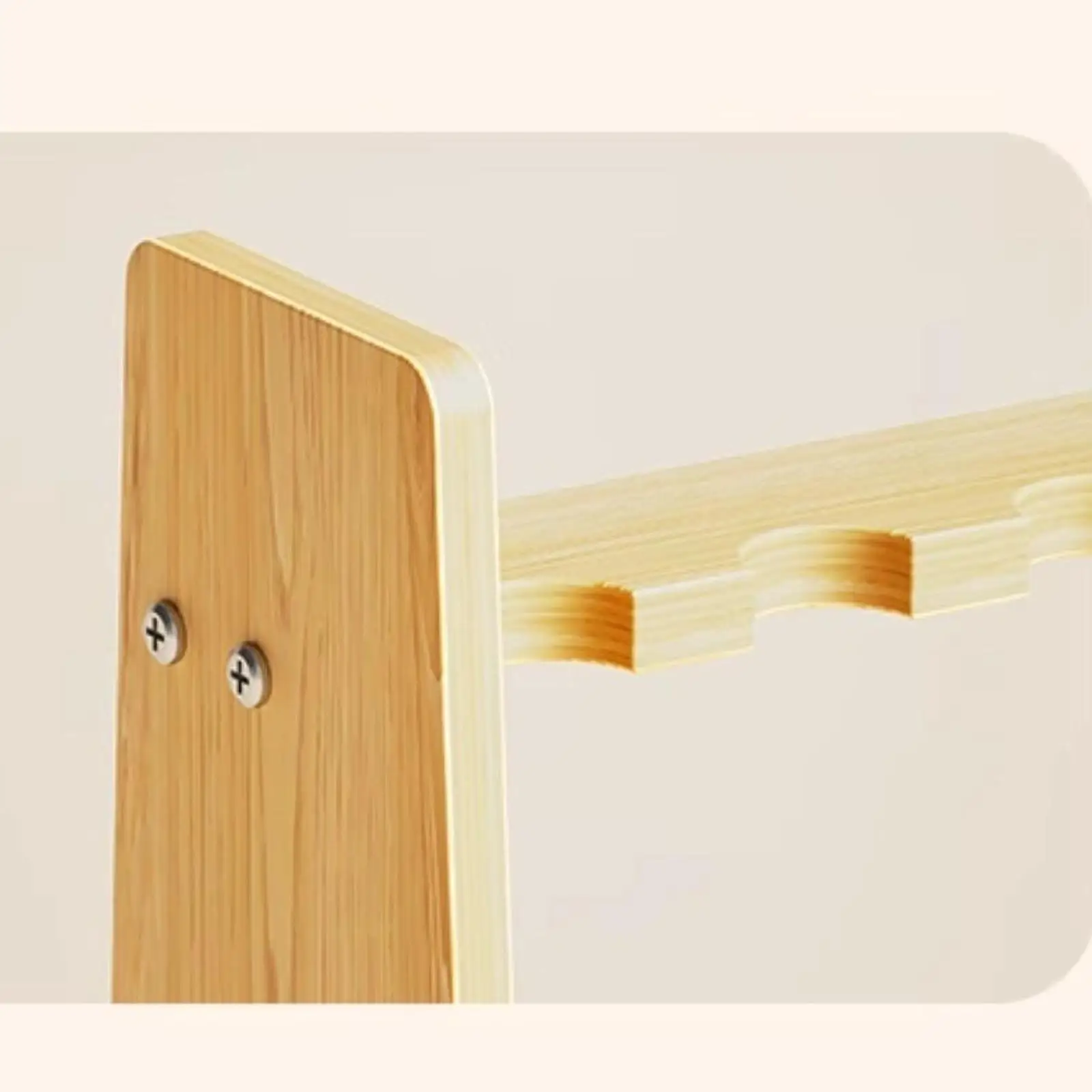 

Multifunctional Solid Wood Cue Holder Double Layer Storage Billiards Pool Accessories for Club Hall Villa