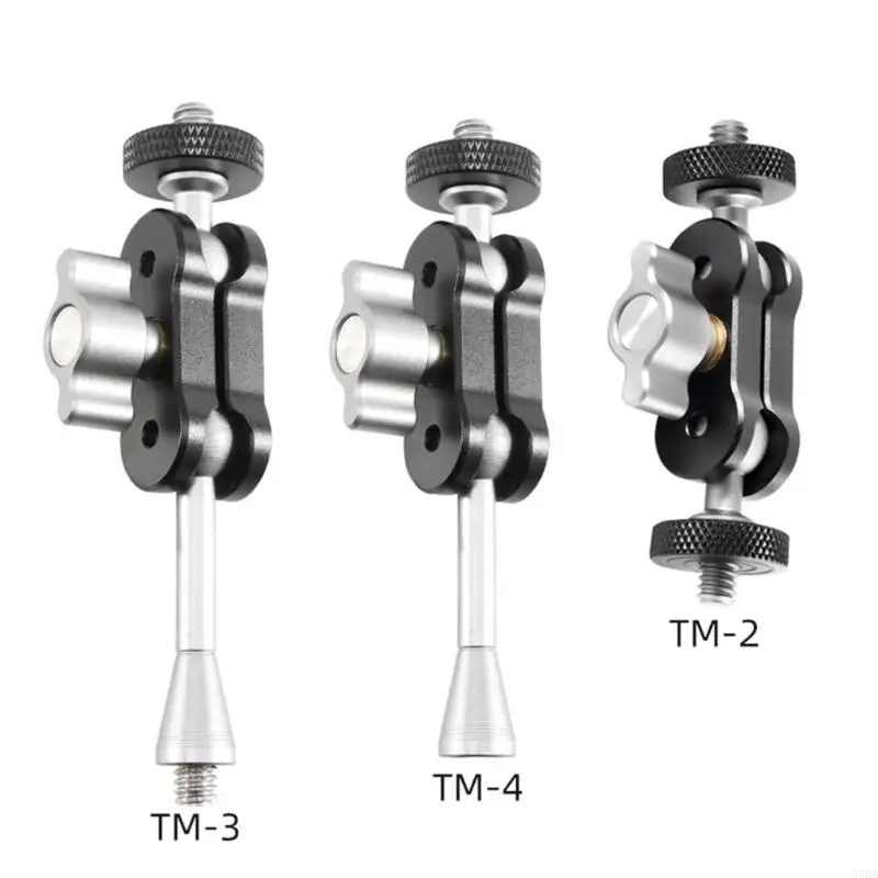 

652F Camera Articulating Arm Aluminium Alloy Ball Head Arm Mount with 1/4" Screw for Fill Light Microphone