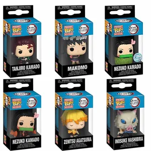 قاتل الشياطين سلسلة مفاتيح الجيب ، نيزوكو ، تانجيرو ، أغاتسوما ، زينيتسو ، هاشيبيرا ، شخصية عمل الفينيل ، ألعاب نموذجية قابلة للتحصيل ، حار أعلى 8 مبيعات هنتاي نامي - رقم 8