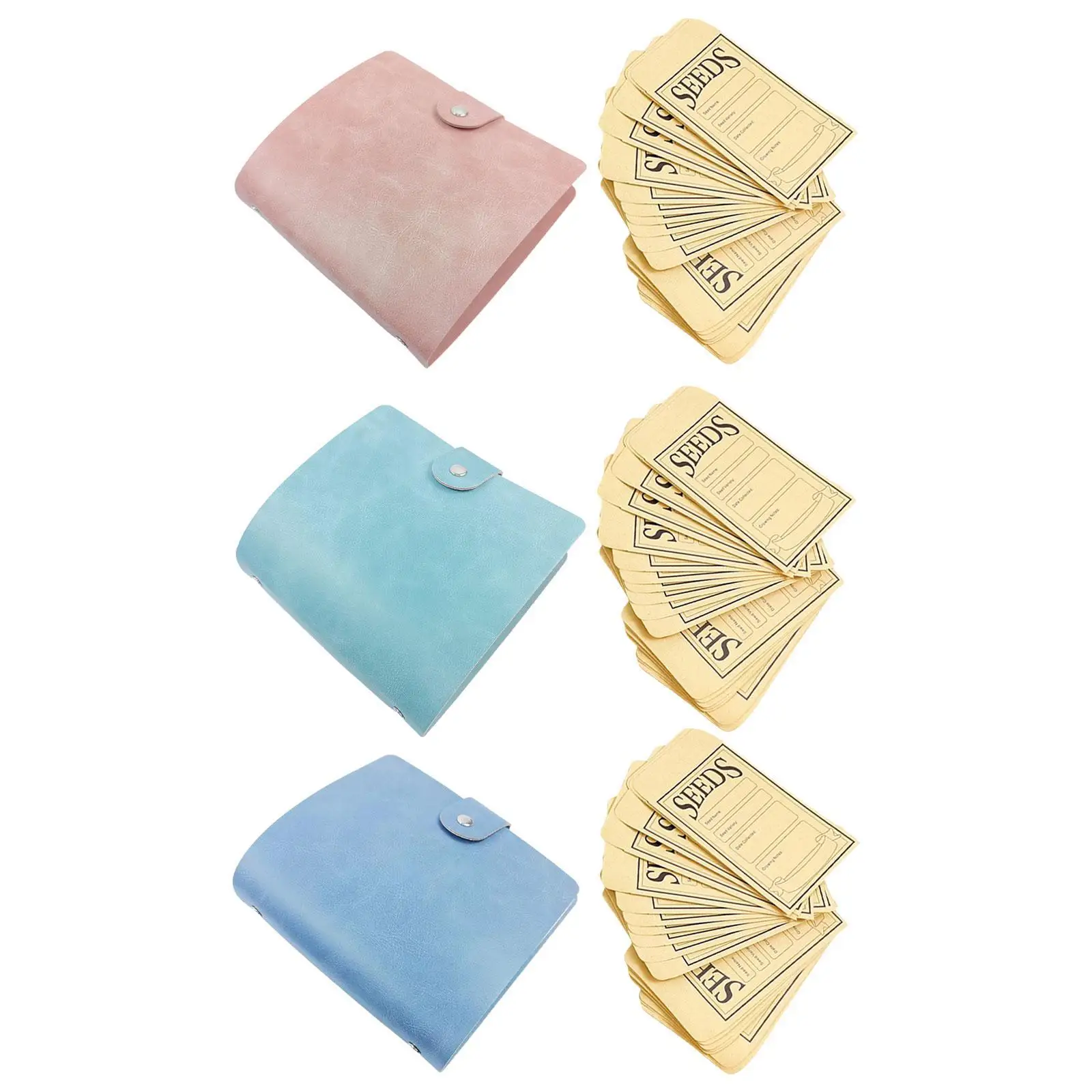 

Seed Storage Organizer Binder Simple 50 Storage Pockets Seed Saver for Vegetable Plants Garden Seeds Saving Seed Flower Storage