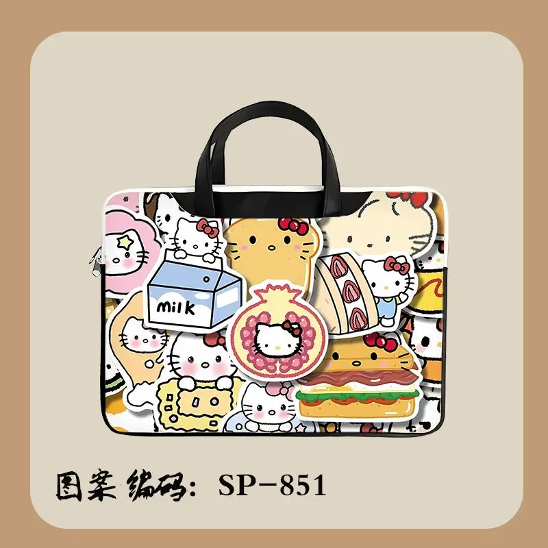 

Sanrio Hello Kitty Laptop Bag Kuromi Cute Large Capacity Tablet Organizer Cartoon Handbag Laptop Case 12in 13in 14in 15IN 16in
