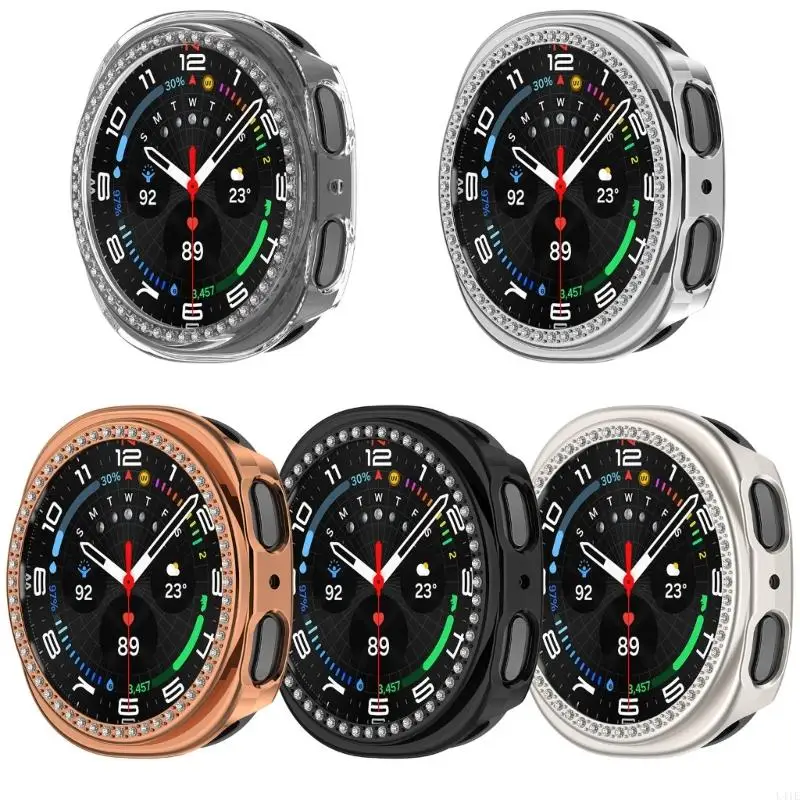 

L41E Shell Bumper Protector Bezel Rings Cover Shell for Watch 8 44mm 40mm Housing Scratchproof Case Watch Accessories