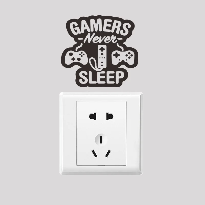 1 Stück Gamepad Switch Paste Gamer Schlaf kann Home Wand dekoration Wanda uf kleber selbst klebend kleben
