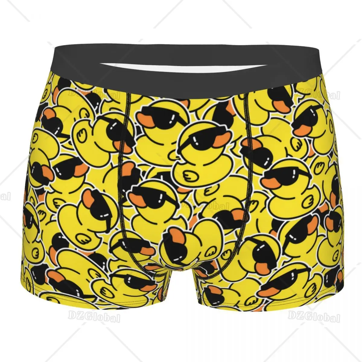 Cute Yellow Rubber Ducks Underpants Homme Panties Man Underwear Ventilate Shorts Boxer Briefs S-2XL