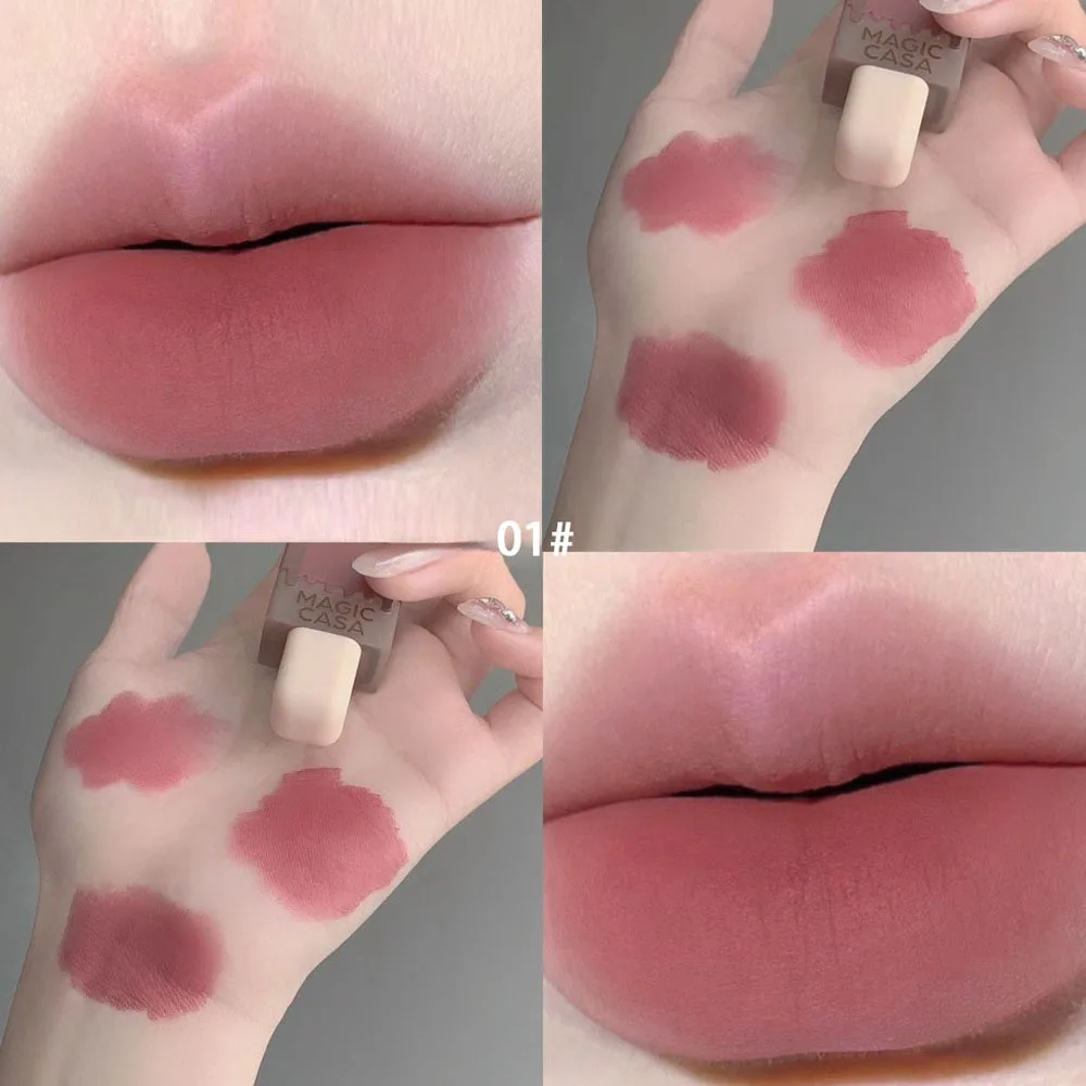 1/2PCS Parity Whitening Lipstick High Color Rendering Not Easy To Stain Lip Gloss Good Looks Chocolate Lip Gloss Ice Cream