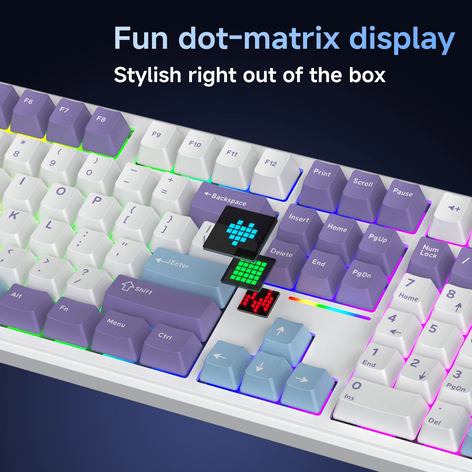 AJAZZ AK108 Full Key The Third Mock Examination Mechanical Keyboard Supports Full Key Hot Plug 10000 MA Super Long Endurance
