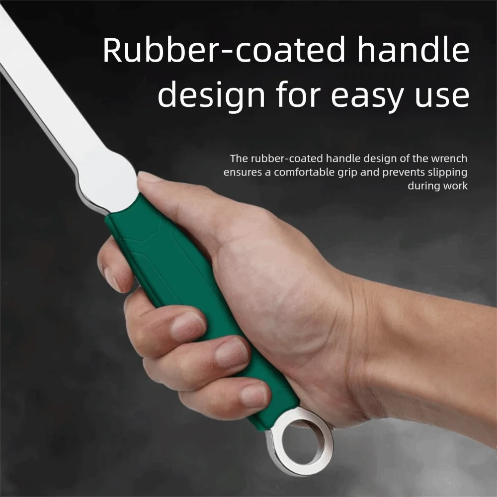 

Extra Leverage Wrench Extender Tool Carbon Steel Comfortable Soft Grip Handle Spanner Extension Tool Maximum Leverage Efficient