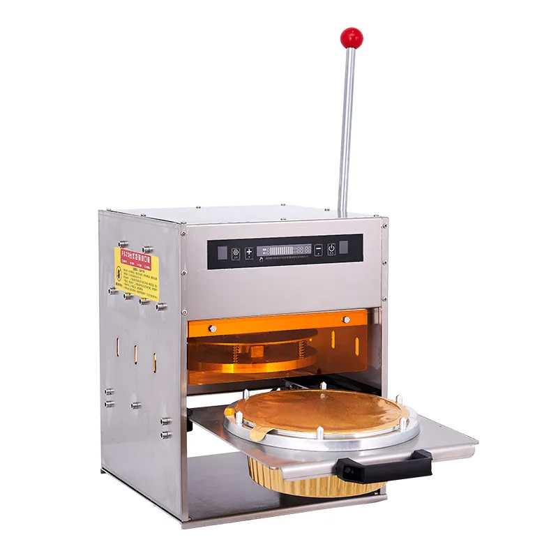 Portable Semi-Automatic Paper Plastic Yogurt Cup Tray Box Container Packing Sealing Machine for Plastics Packages