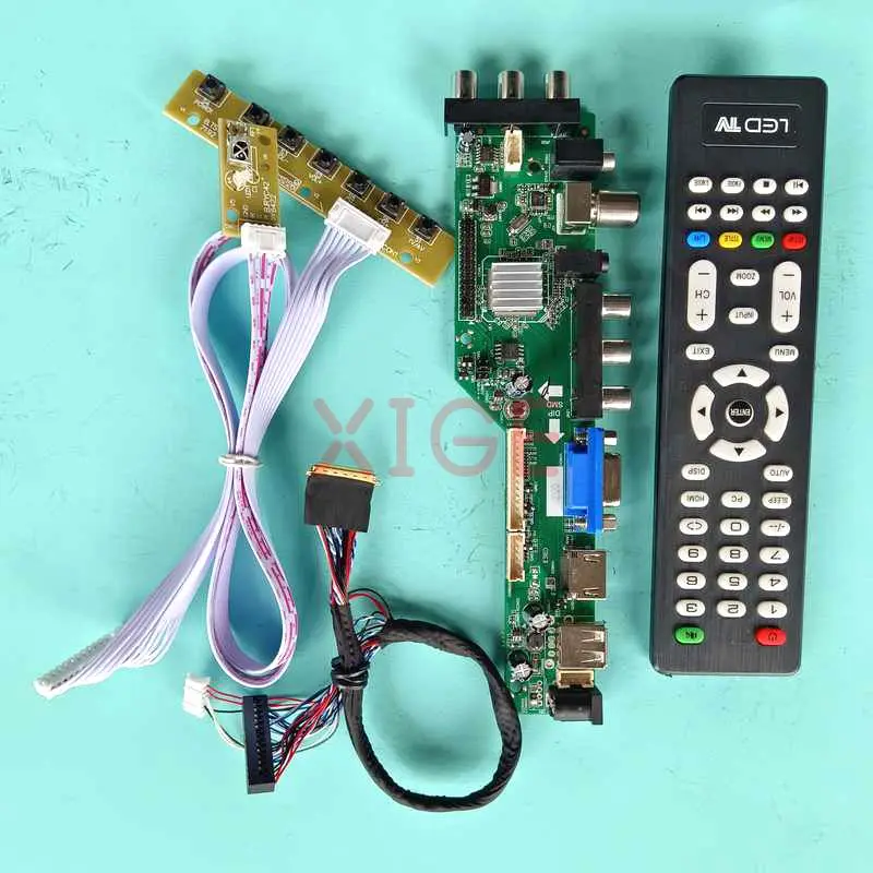 For N156B6-L04/L06/L07/L0A/L0B Driver Controller Board Laptop Matrix DVB-C/T 1366x768 AV/USB/DHMI/VGA 15.6