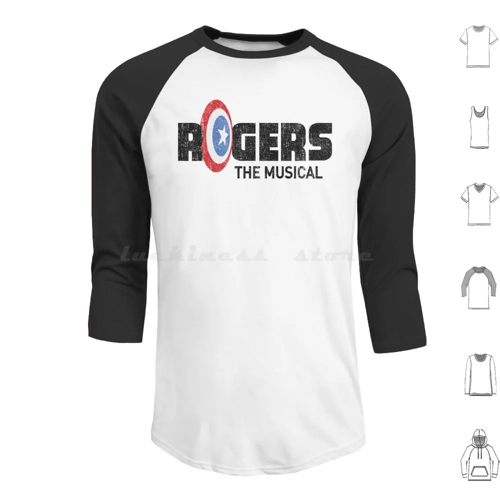 Rogers : The Musical ( Variant ) Hoodie cotton Long Sleeve Rogers Agent Britain Chris Comic Comic Books Comics Musical