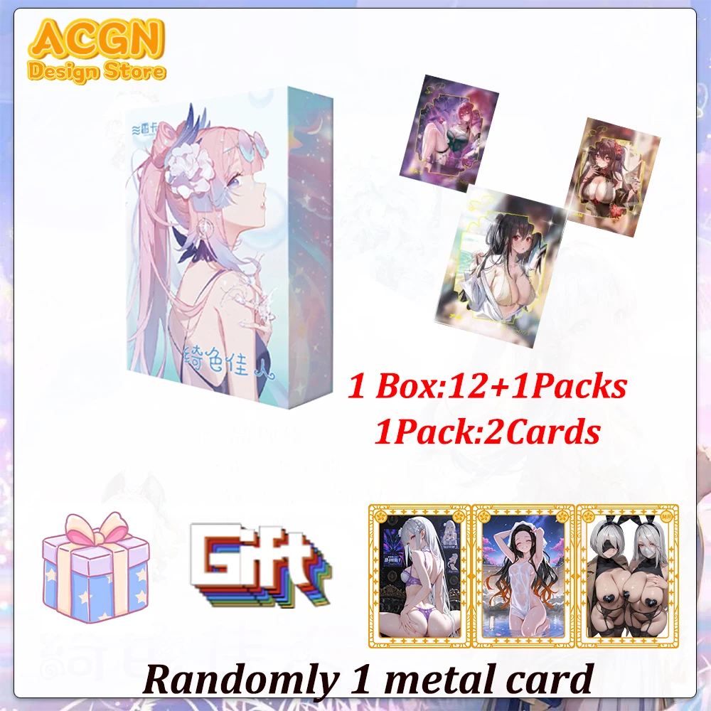 New Goddess Story Collection Card Full Set Anime Games Girl Party Swimsuit Bikini Feast Booster Box Doujin Toys And Hobbies Gift